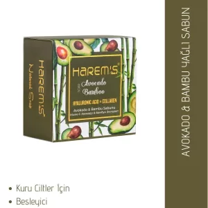 HAREM'S AVOKADO&BAMBU SABUNU 120 GR