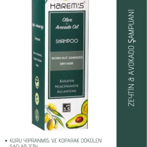 Harems Zeytinyağı & Avokado Yağı Şampuanı 350 ml